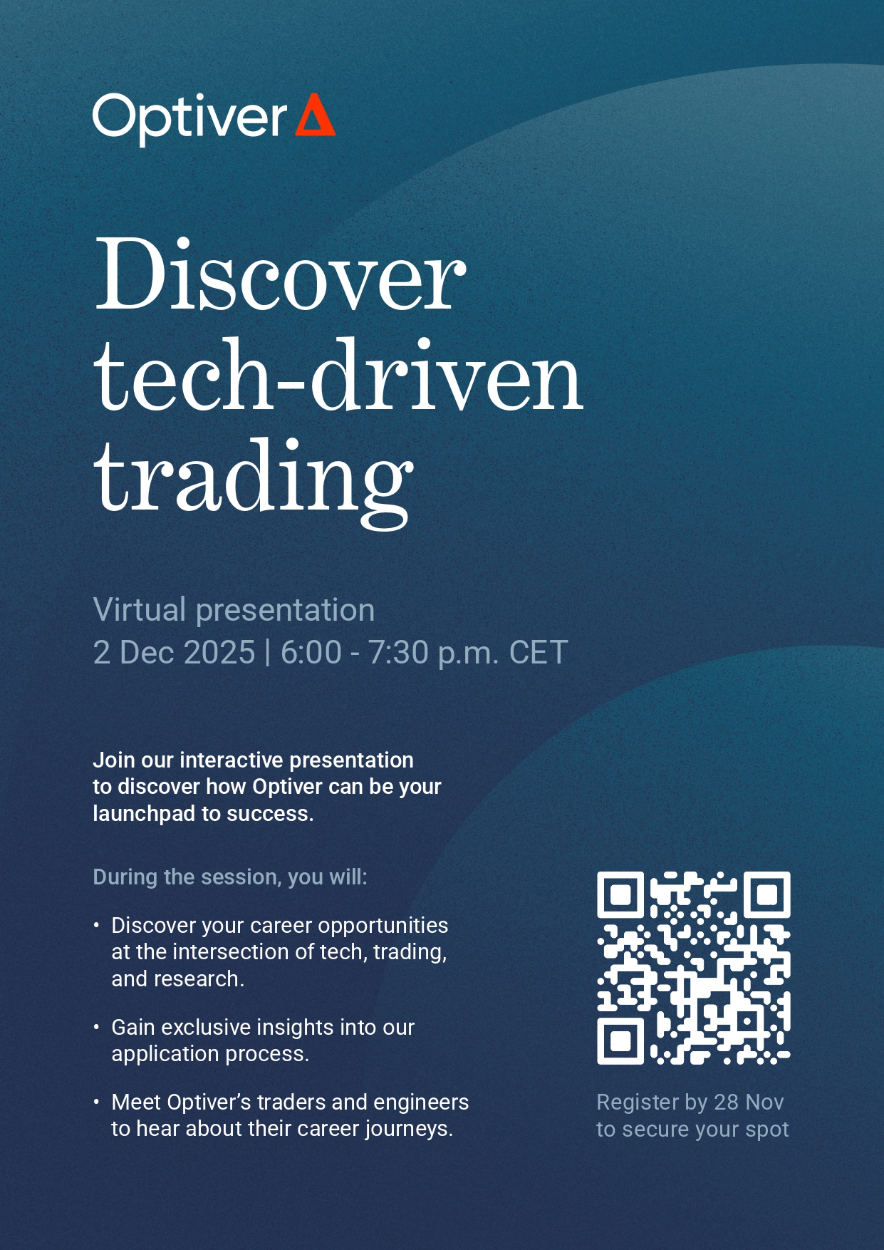 Poster for the above Optiver presentation